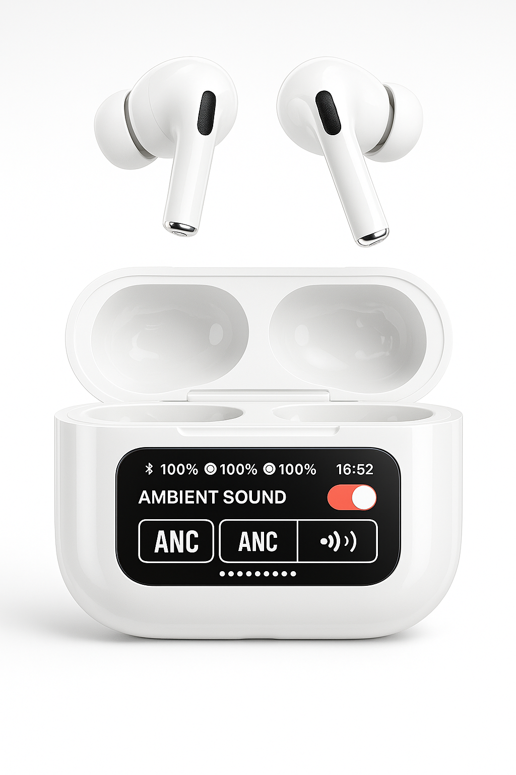 Original A9 Pro Airpods Anc/enc Touch Screen Wireless Earbuds | A9 Airpods Pro | Best Quality Airpods