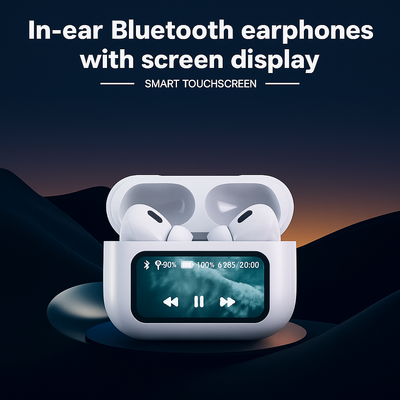 Original A9 Pro Airpods Anc/enc Touch Screen Wireless Earbuds | A9 Airpods Pro | Best Quality Airpods