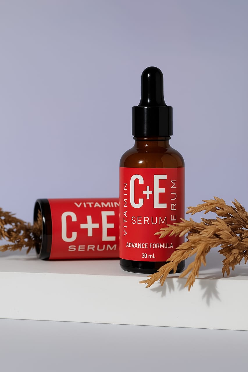 Nirvana Botanics Vitamin C + E Serum – 15ml | Anti Acne & Glowing Serum Vitamin C + E