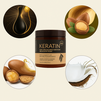 Keratin Original Hair Care Balance Mask & Scalp Treatment – 500ml | Nourish & Strengthen Hair"